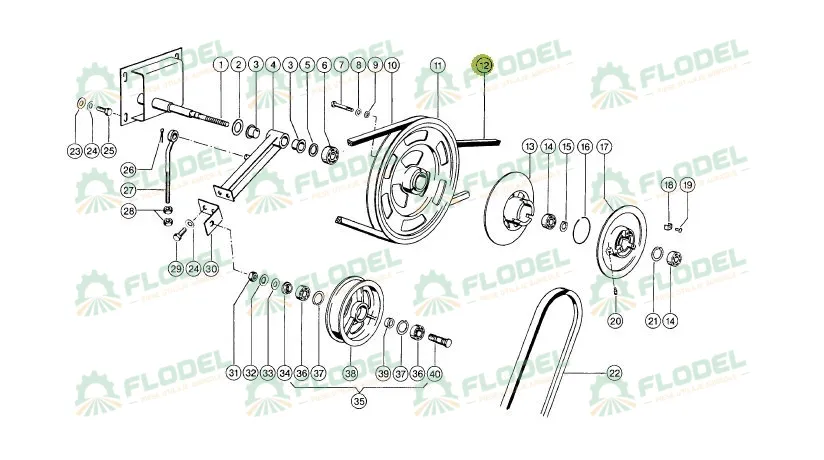 Curea Gates 603336 3900x20mm