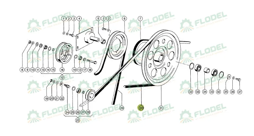 Curea Gates 603336 3900x20mm