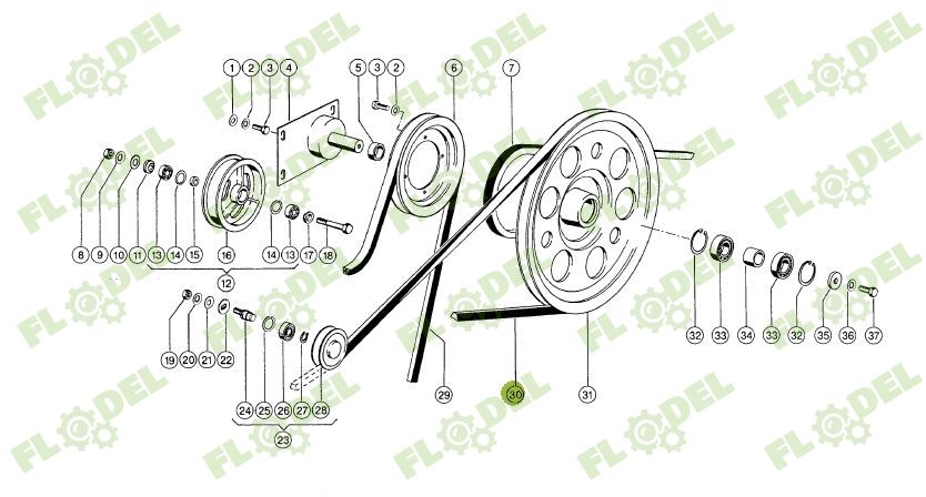 Curea Gates 603336 3900x20mm