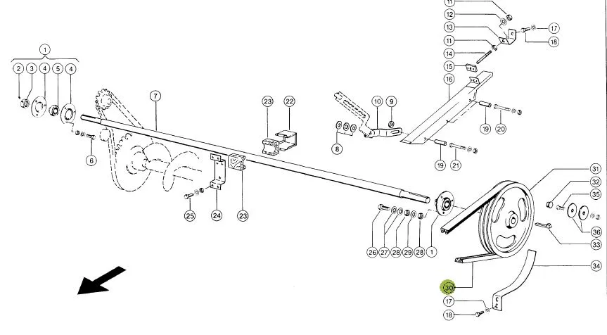 Curea 2HB combina CLAAS  629769 GATES