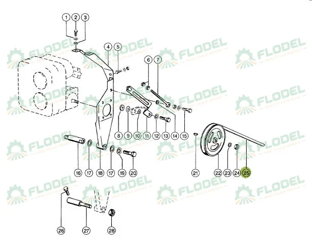 Curea actionare pompa hidraulica combina CLAAS 767057 GATES