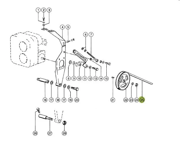 Curea actionare pompa hidraulica combina CLAAS 767057 GATES