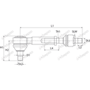 Capat de bara + bieleta complet tractor JOHN DEERE AL209979