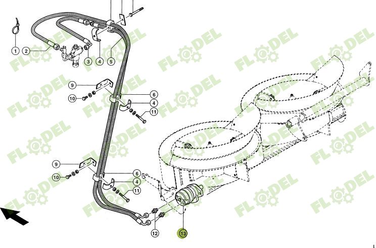 Motor hidraulic distribuitor pleava combina CLAAS 771531 Original CLAAS