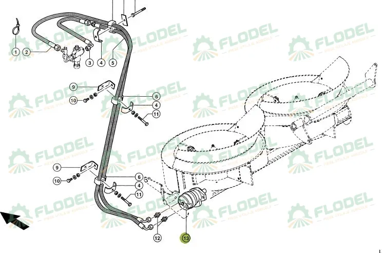 Motor hidraulic distribuitor pleava combina CLAAS 771531 Original CLAAS