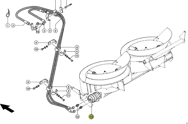 Motor hidraulic distribuitor pleava combina CLAAS 771531 Original CLAAS