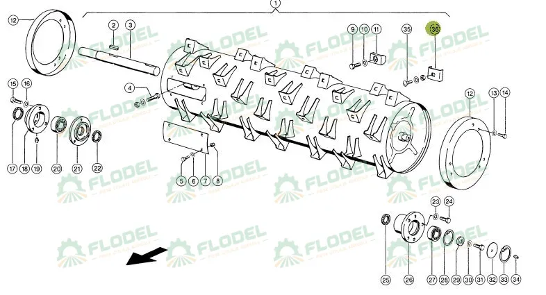 Tabla accelerator combina agricola CLAAS 663157