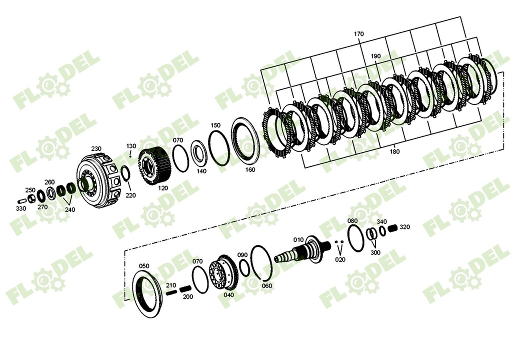 Disc frictiune Z12 tractor DEUTZ 04433623