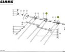 Pinion transportor CLAAS - Z9 (Ø 45mm) 680582