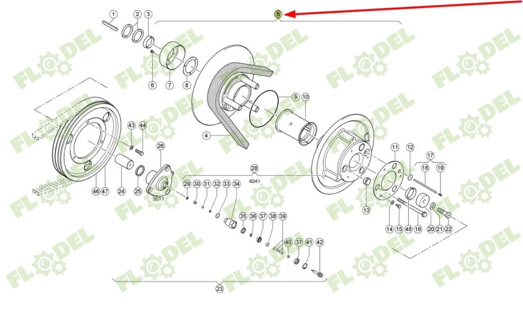 Variator complet combina CLAAS 629227