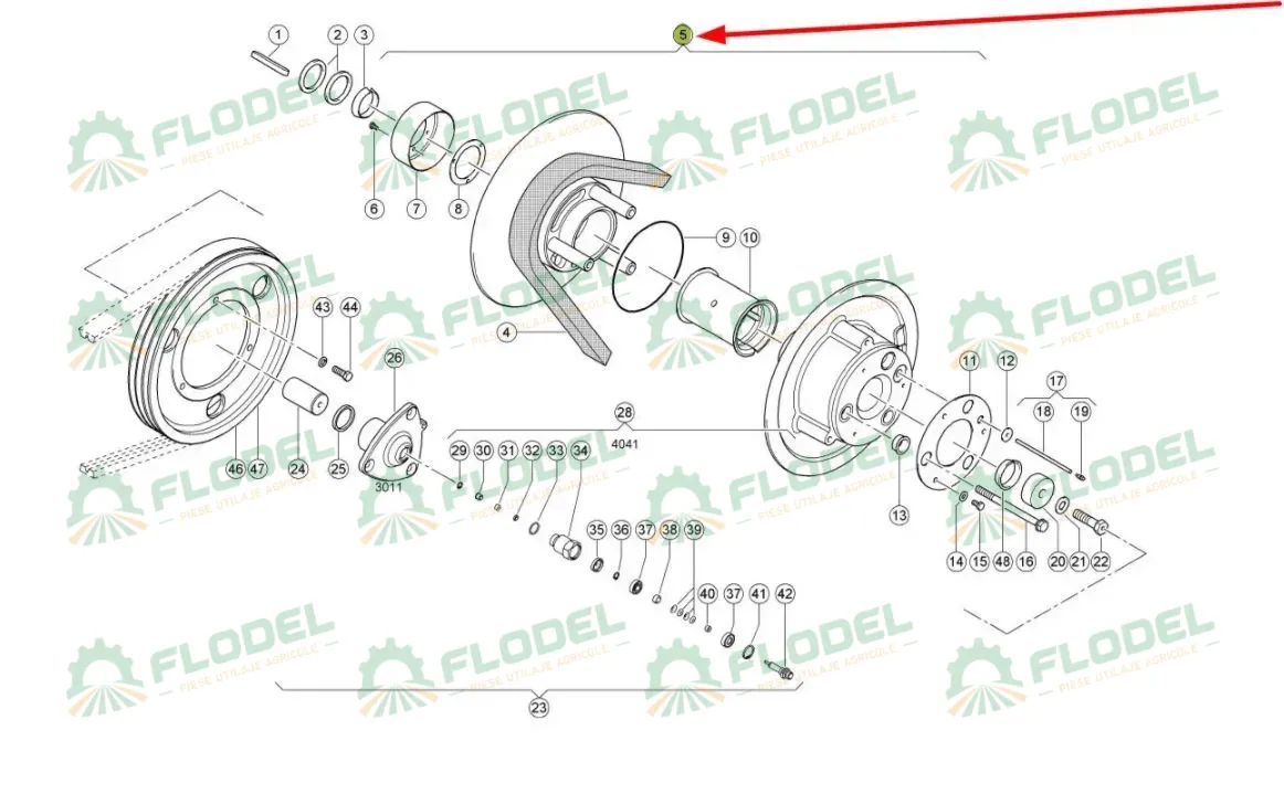 Variator complet combina CLAAS 629227
