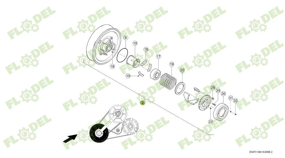 Variator complet combina CLAAS TUCANO 549313