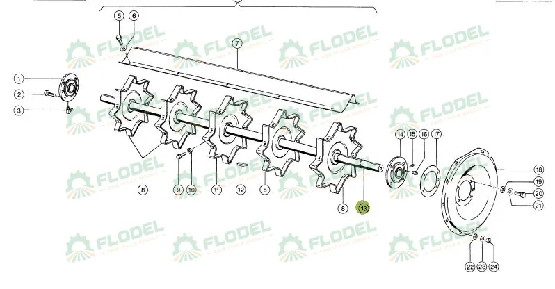 Ax postbatator 1619mm Dominator 600378