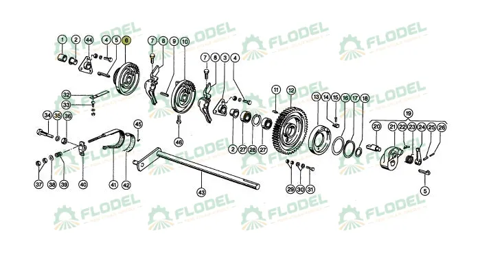 Cama aparat innodare balotiera CLAAS MARKANT 813568