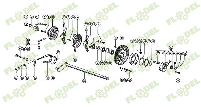 Cama aparat innodare balotiera CLAAS MARKANT 813568