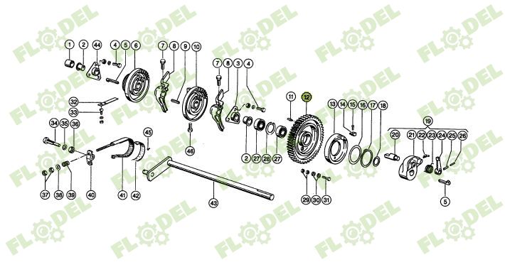 Pinion balotiera CLAAS MARKANT Z45 813535