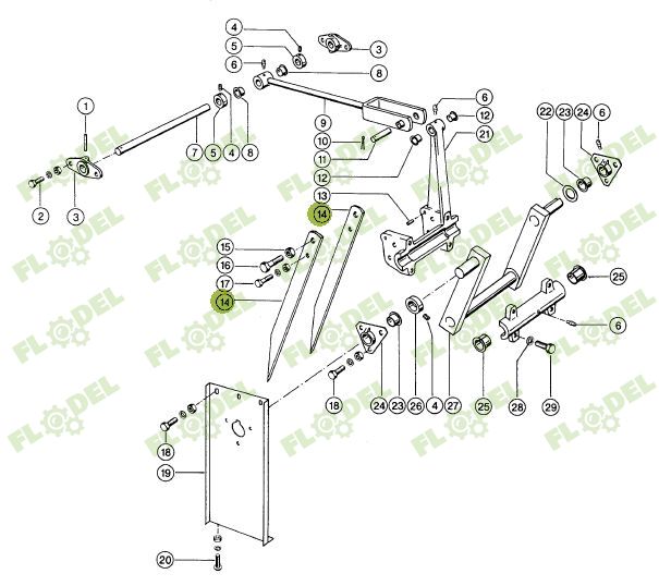 Furca alimentare balotiera CLAAS MARKANT 810649