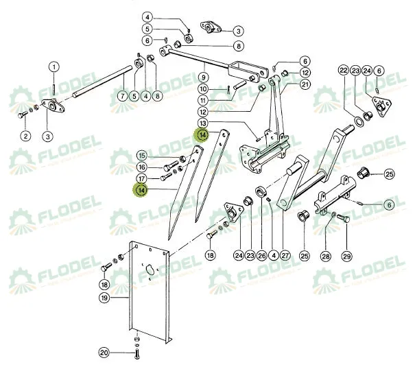 Furca alimentare balotiera CLAAS MARKANT 810649