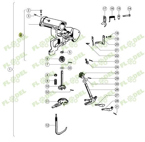 Corp aparat innodare balotiera CLAAS 000077