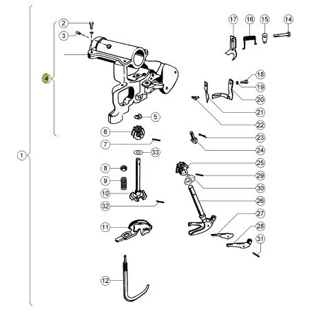 Corp aparat innodare balotiera CLAAS 000077