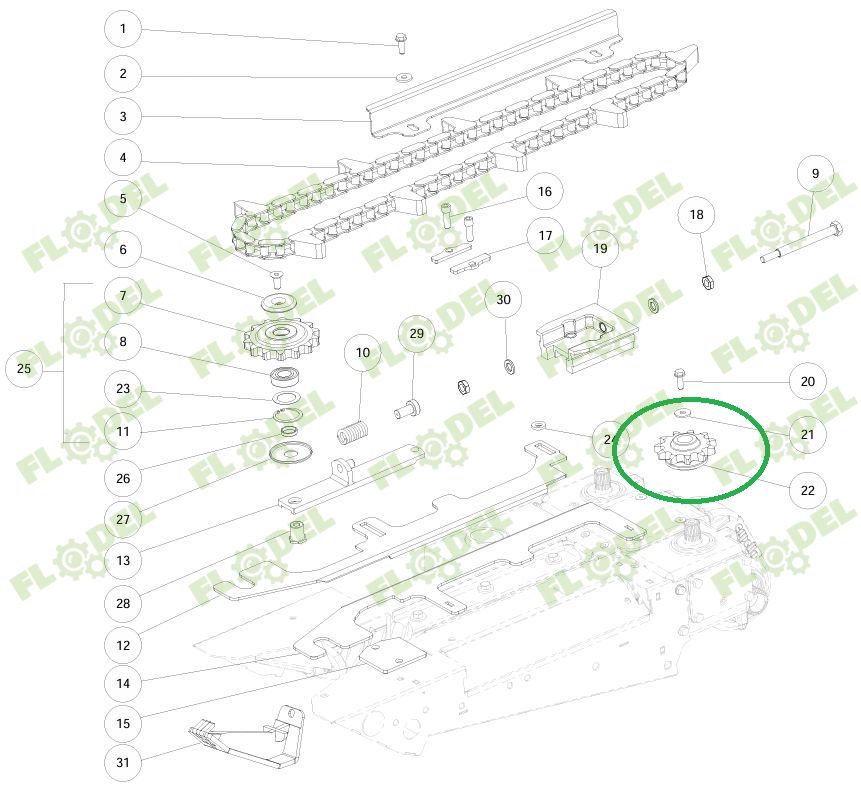 Pinion Z11 CAPELLO 03.1995.00