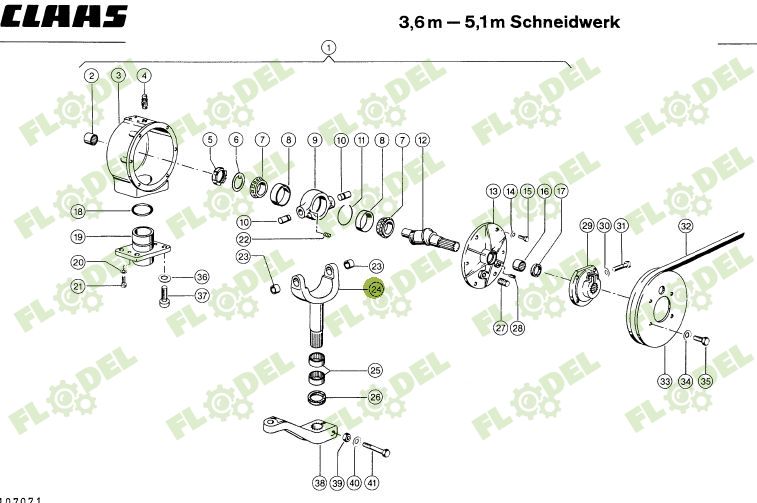 Furca grup combina Claas 643682
