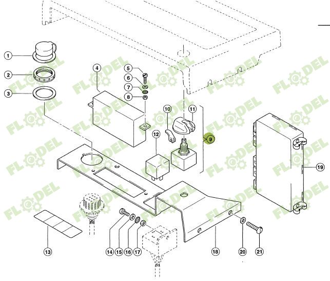 Comutator electric combina CLAAS 0000131380 Original CLAAS