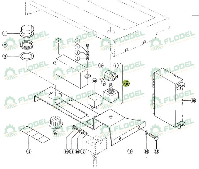 Comutator electric combina CLAAS 0000131380 Original CLAAS