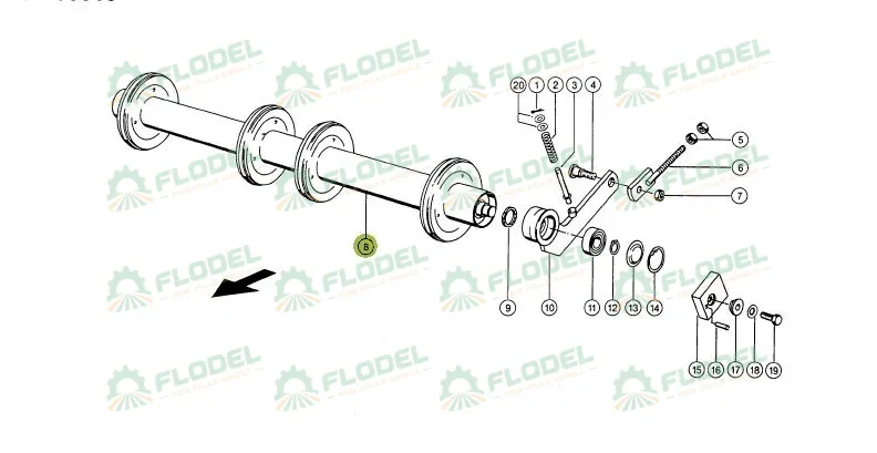Ax 650778 Ø250mm L 1450mm