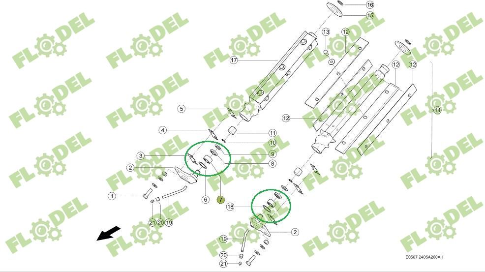 Rulment melc CLAAS CONSPEED 214046 INA