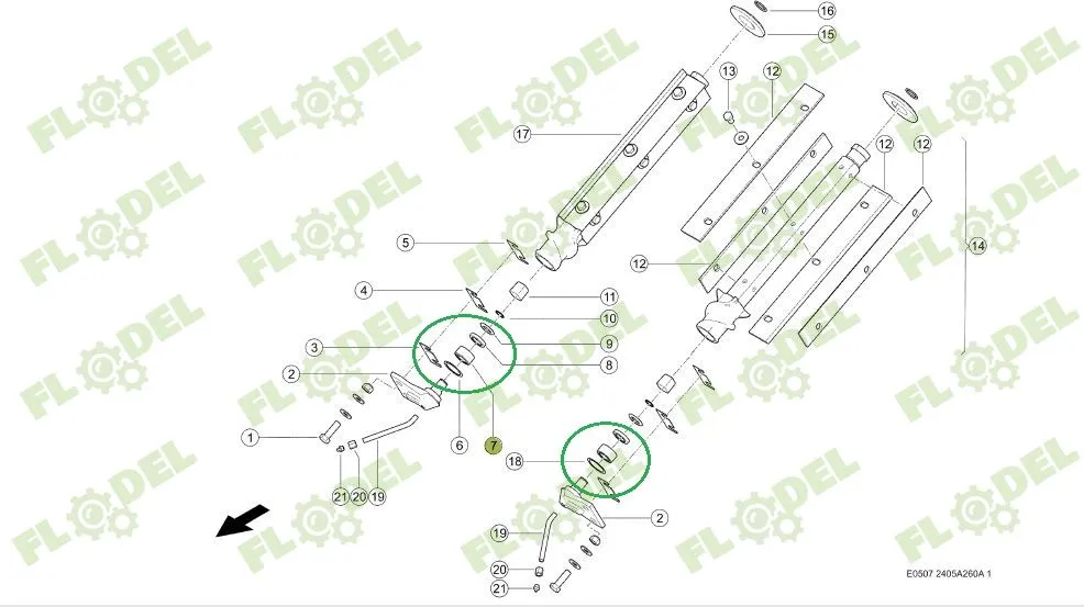 Rulment melc CLAAS CONSPEED 214046 INA
