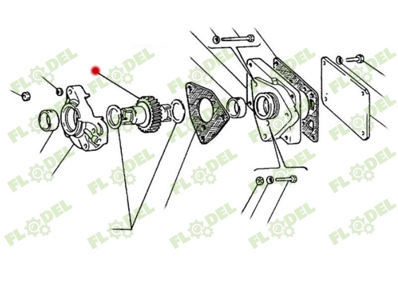 Pinion pompa hidarulica FIAT 4769590