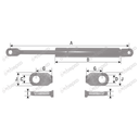 Amortizor geam spate FIAT 3148826R2