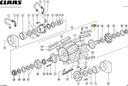 Cutit stanga val CLAAS JAGUAR - 984670