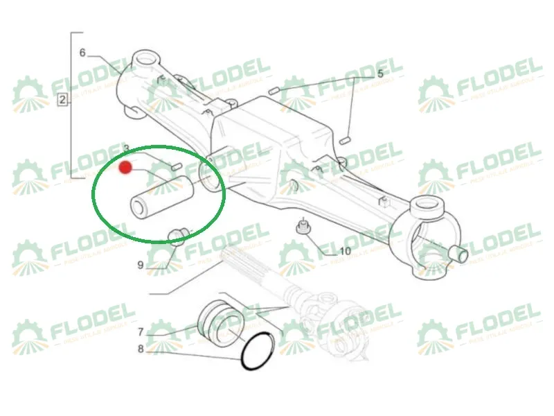Bolt punte fata NEW HOLLAND 5140017