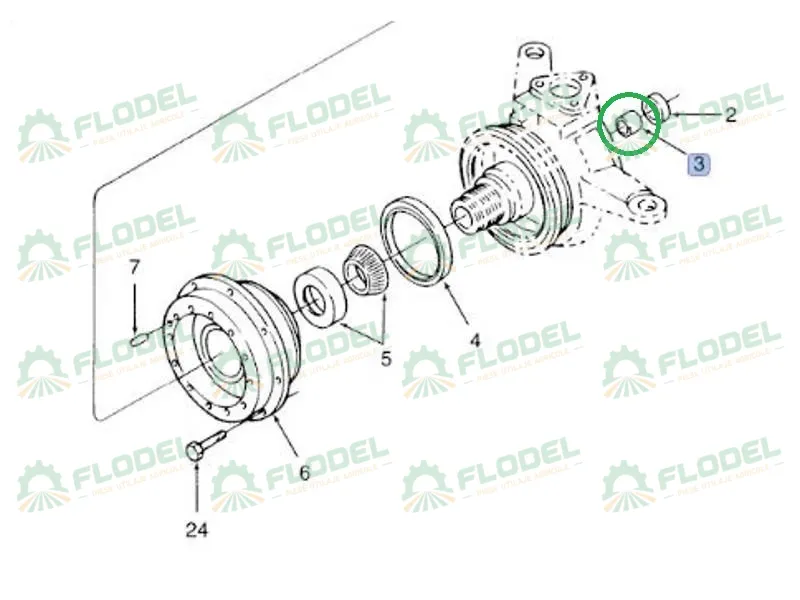 Bucsa planetara NEW HOLLAND 87525550