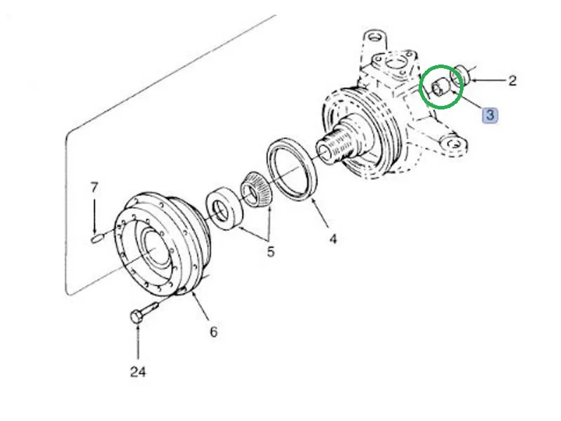 Bucsa planetara NEW HOLLAND 87525550