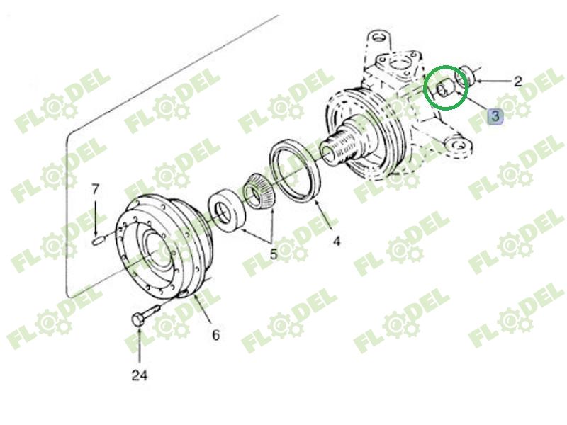 Bucsa planetara FIAT 5104199