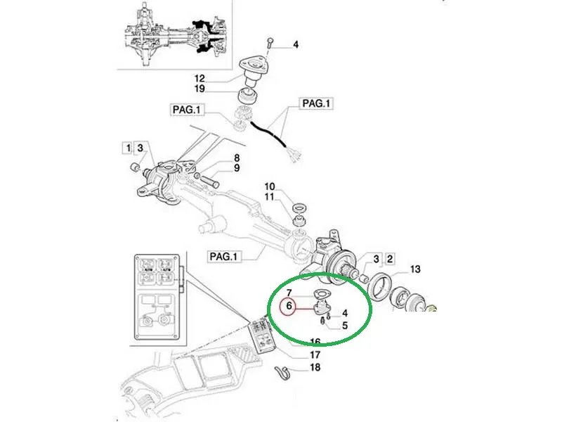 Pivot NEW HOLLAND 5137239