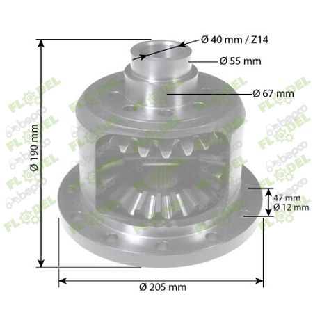 Diferential complet FIAT 5117236