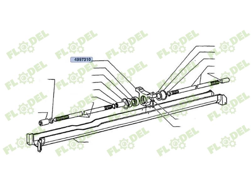 Suport rulment cardan FIAT 7253243