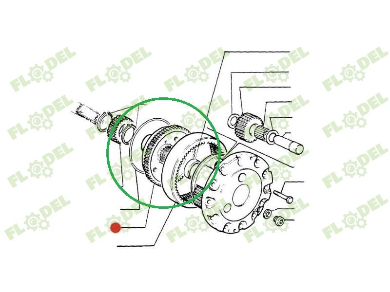 Coroana reductor FIAT 5142047