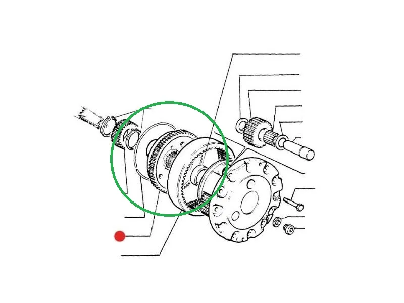 Coroana reductor FIAT 5142047