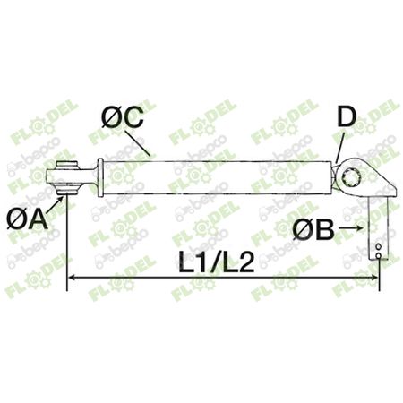 Tirant lateral tractor FIAT 5113070