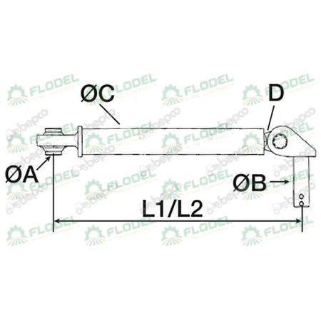 Tirant lateral tractor FIAT 5113070