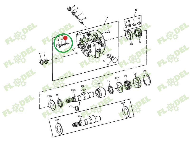 Valva JOHN DEERE AR53301