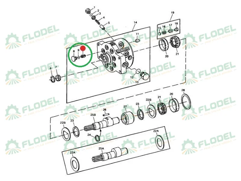 Valva JOHN DEERE AR53301