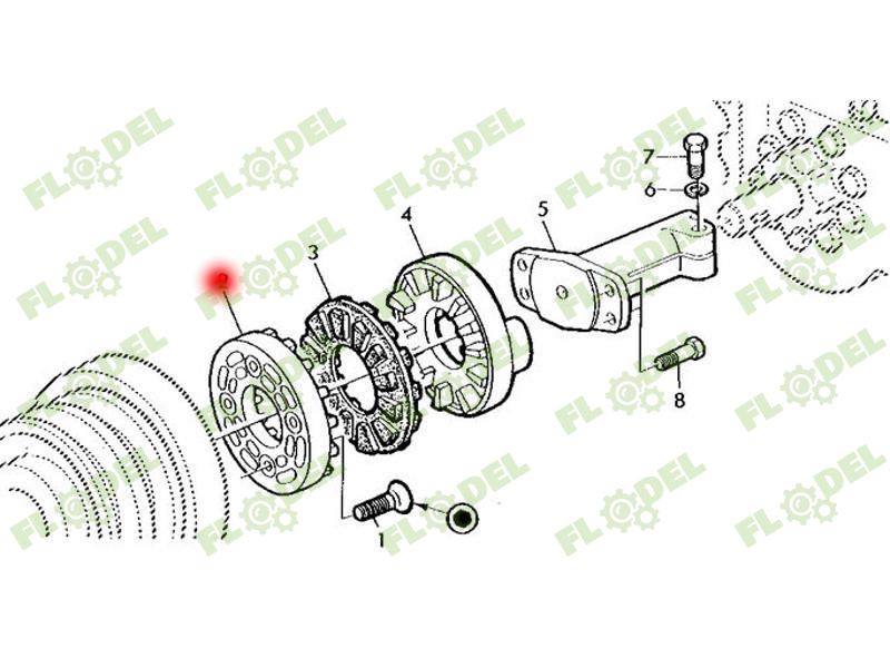 Flansa cuplaj pompa hidraulica JOHN DEERE L34569