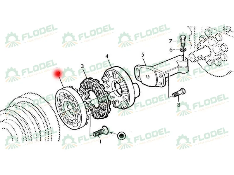 Flansa cuplaj pompa hidraulica JOHN DEERE L34569