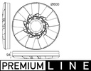 Paleta ventilator JOHN DEERE AL155894 MAHLE